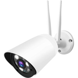 DailySuppliess® Beveiligingscamera Draadloos Buiten - Bewakingscamera voor Binnen - Full HD - Wit