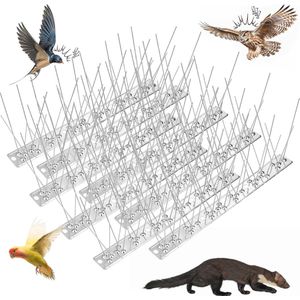 Vogelspikes voor Balkon en Dak - Roestvrij Staal - 2 Meter Bescherming Tegen Duiven en Vogels