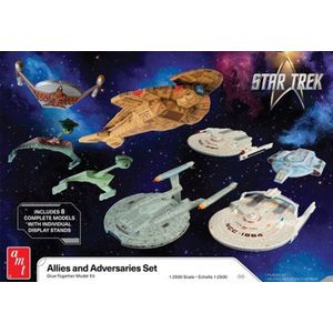1:2500 AMT 1443 Star Trek Allies And Adversaries Set Plastic Modelbouwpakket