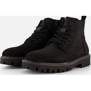 Rieker Veterboots zwart Nubuck - Maat 40