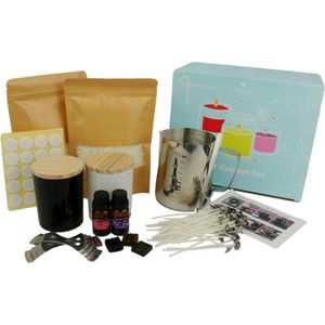 Perow Kaarsen Maak Set – Zelf Kaarsen Maken – DIY – Geurkaarsen – Geuren & Kleuren - Voor Kinderen en Volwassenen – Kaarslont – Soja Wax - Cadeau