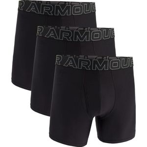 Under Armour Boxershorts UA PERFORMANCE TECH - SOLID 6 IN 3PK Set van 3