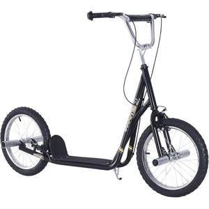 Grote Luchtwielen Kinderscooter met Hoogte Verstelbaar Stuur en Standaard