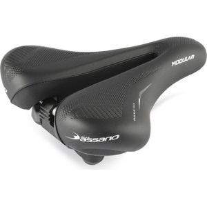 Fietszadel Selle Bassano Modular CT Lengte: 270mm Breedte: 180-240mm - zwart