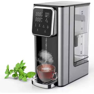 Decens Heetwater Dispenser - 6 Temperatuur Opties - Incl. Waterfilter - Heetwatertap - Instant Waterkoker - Warmwaterdispenser - Touchscreen - RVS