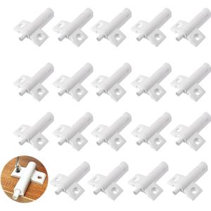 Stoomset 20 stuks demper buffers softclose-dempers voor kantoor kasten - wit, schokdempers - laden & deuren softclose deurdemper