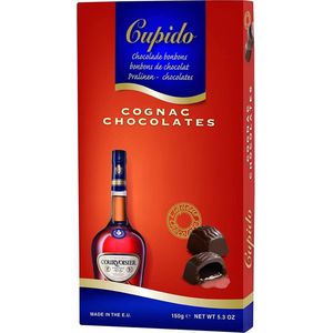 Cupido Chocolade Likeurpralines Cognac 10 x 150 gram