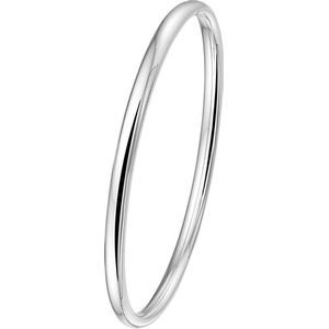 Glams Bangle Dop Ovale Buis 4 X 60 mm - Zilver