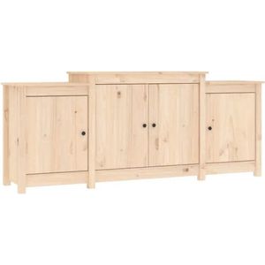 The Living Store Dressoir Landelijke Stijl - 164x37x68 cm - Massief grenenhout