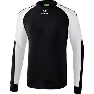 Erima Essential 5-C Sweatshirt Zwart-Wit Maat S