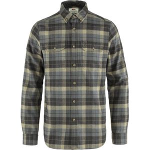 Fjallraven Singi Heavy Flannel M Heren Shirt Super Grey-Stone Grey XXL