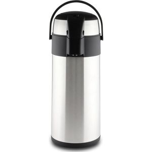 Roestvrijstalen Airpot Hot Cold Water Thee Koffiedispenser-Conference Evenement Kolf Satijn Afwerking 4 liter