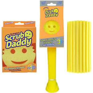Stralend Schoon Set | Scrub Daddy | Geel