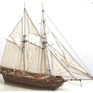 Houten Scheepsmodel Bouwset - DIY Modelbouw Kit voor Kinderen en Decoratie