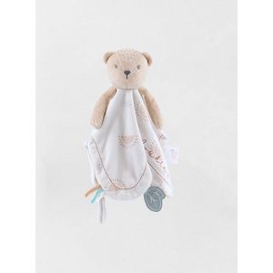 Noukie's - Knuffeldoekje- Doudou - Veloudoux - Kendi - Beertje - Beige / ecru