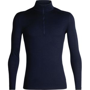 Icebreaker 200 Oasis Longsleeve met 1/2 rits Heren, blauw Maat S