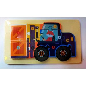 Forklift Puzzle Kids Educational