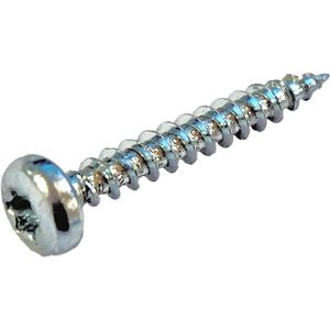 QZ Spaanplaatschroeven panhead 5.0 x 25 met Torx 20 Staal verzinkt