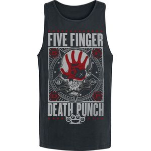 Five Finger Death Punch Punchagram Tanktop zwart S Katoen Heren - Band merch, Bands