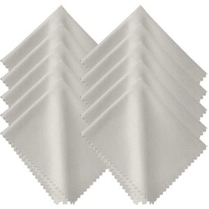 Boraboi ® Premium Microvezel Reinigingsdoeken voor Brillen en Elektronica, Anti-Condens en Pluisvrij, Set van 10 Stuks