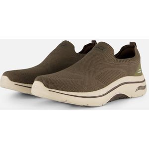 Skechers - Go Walk Arch Fit - Instappers - Zwart - Textiel - Lichtgewicht