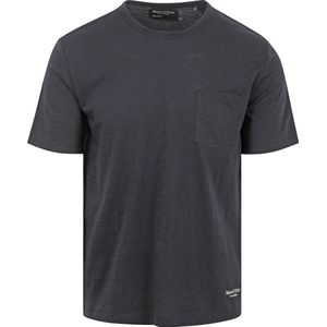 Marc O'Polo - T-Shirt Slubs Navy - Heren - Maat XXL - Regular-fit
