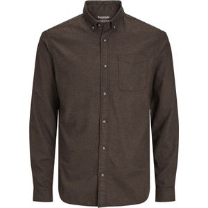 Jack Jones - Jjeclassic Melange Shirt Ls Noos - Heren - Overhemden