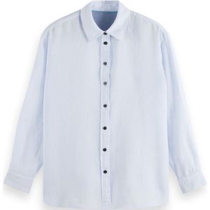 Scotch & Soda Oversized linen fit shirt Dames Blouse - Maat 42