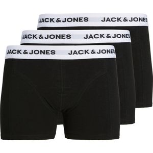 Jack & Jones Junior Zwarte Kinder Boxershorts Jongens JACBASIC 3-Pack Zwart - Maat 128