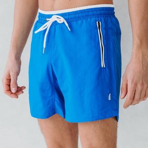 Coral Beachwear The Royal - zwembroek heren - ritszakken -rits - mannen - blauw – sneldrogend