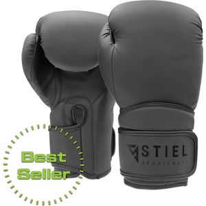 Stiel Metal DX Bokshandschoenen - PU - Matzwart - 8 oz.