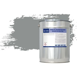 Wixx PU 250 Betonverf Buiten en Binnen - 10L - RAL 7042 | Verkeersgrijs A