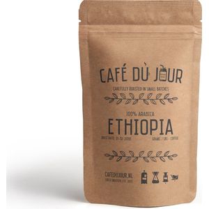Café du Jour 100% arabica Ethiopië 500 gram vers gebrande koffiebonen