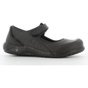 Safety Jogger Nilda Ballerina-sandaal O1 –  Slipvast SRC – ESD, Zwart, Maat 36