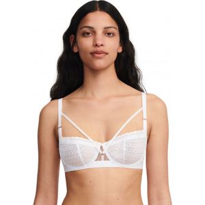 Chantelle MONOGRAM HALF-CUP BALCONY BRA Wit FR 100D (EU 85D)