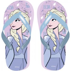 Frozen teenslippers - slippers - flipflop - Disney - lila - blauw - Elsa - maat 29/30