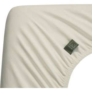 Beddinghouse Dutch Design Jersey Stretch Hoeslaken Off-white-Twijfelaar (120x200/220 cm)