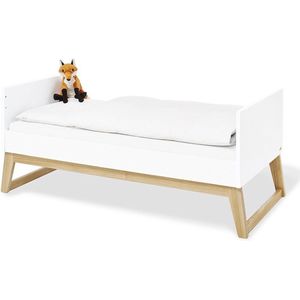 Cot Bed 'Bridge' - Converteerbare wieg - Babybed - Matte afwerking - Om te bouwen tot Junior Bed - 150cm x 76cm x 94cm