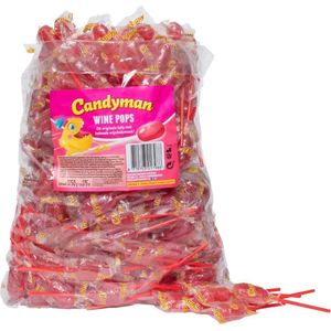 Candyman - Wine Pops - Rode Vruchten - 175 lollies