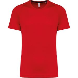 SportT-shirt Heren XS Proact Ronde hals Korte mouw Red 100% Polyester