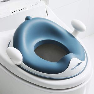 Toiletbril voor kinderen, baby Potty training, toilettrainer, kindertoiletbril voor jongens en meisjes, dubbele anti-slip bekleding, wc-opzetstuk, met handvat en spatbescherming