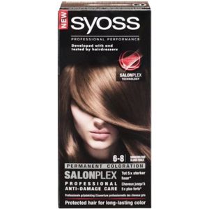 Syoss - Haarverf - 6_8 - Donkerblond - 115ml x 3