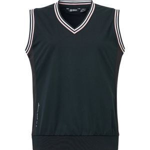 Dames Abacus - Sleeveless polo - Dornoch - Black/Begonia - M