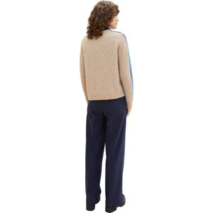 Tom Tailor Dames-Broek--33973 navy pins-Maat 38