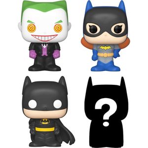 Funko Bitty Pop - DC Batman 4-Pack Series 2 - The Joker 06 - Batgirl 154 - Batman 144 + Mystery