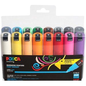 Posca PC-7M Marker set – 16 kleuren