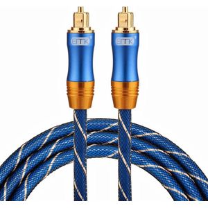 ETK Digital Toslink Optical kabel 1,5 meter / audio male to male / Optische kabel BLUE series - Blauw