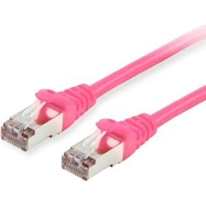 Equip Patch kabel RJ45 S/FTP Cat6 (SSTP) PIMF HF Polybag 10,00 m Pink