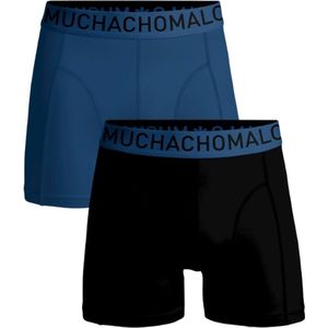 Muchachomalo Heren Boxershorts Microfiber - 2 Pack - Maat M - 95% Katoen - Mannen Onderbroeken
