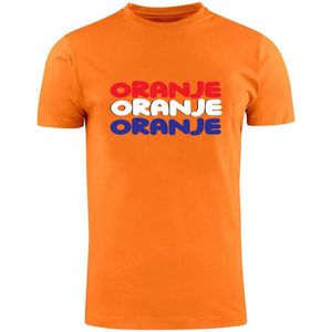 Oranje T-shirt - nederlandse vlag - koningsdag - nederland - ek - wk